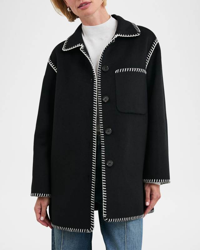 Odyssey Whipstitch Shirt Jacket